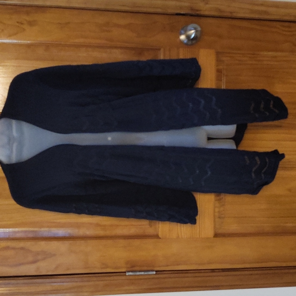 Basic Editions Navy Blue sweater jacket size:20
